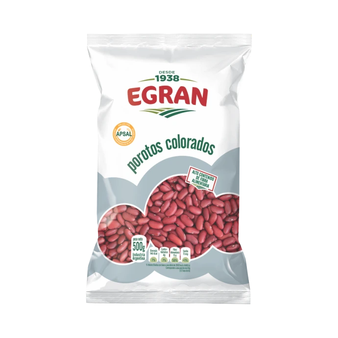 Porotos colorados