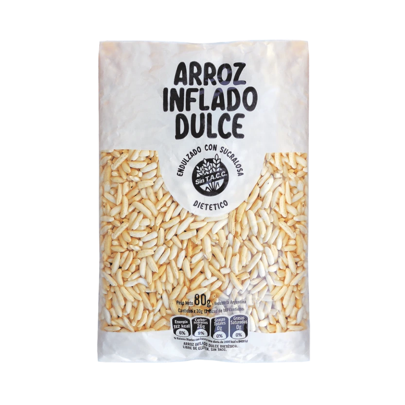 Arroz inflado dulce